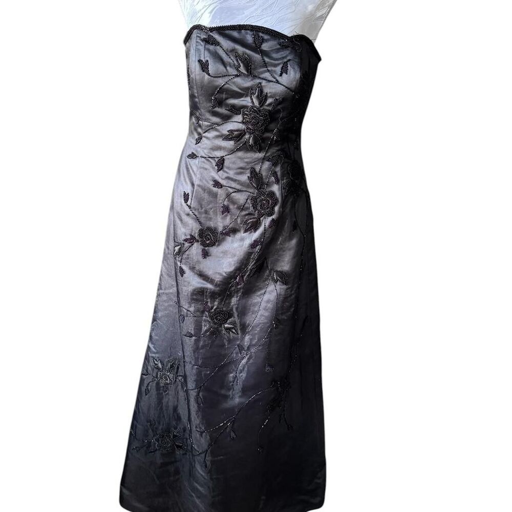 Jovani Women's Black and Brown Dress